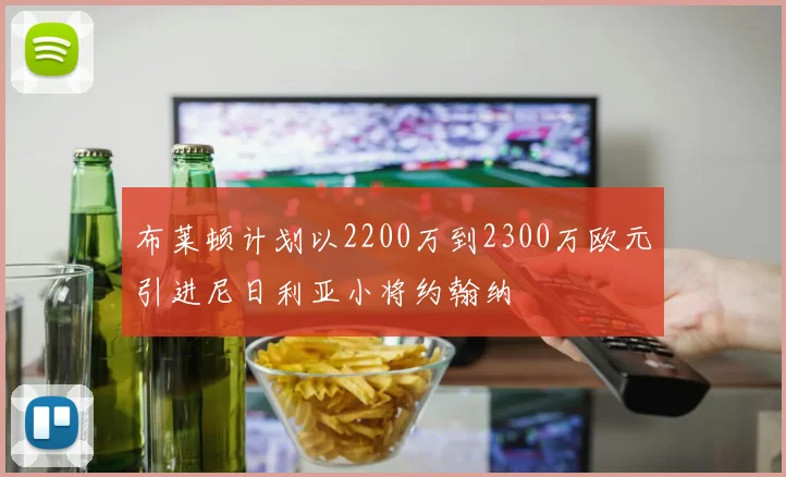 布莱顿计划以2200万到2300万欧元引进尼日利亚小将约翰纳